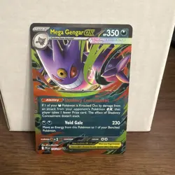 Mega Gengar EX 056/094 Phantasmal Flames Double Rare Pokemon TCG - NM - Image 1