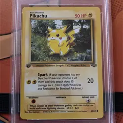 1999 Pikachu 60/64 Pokemon Jungle 1st Edition - Image 3