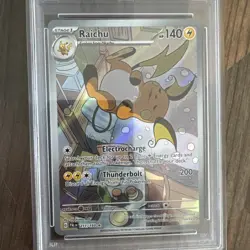 PSA 9 MINT Raichu 211/193 Sv02: Paldea Evolved illustration Rare 2023 - Image 2