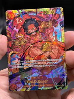Gol D Roger OP09-118 SEC Secret Rare Emperors In The New World One Piece NM - Image 3