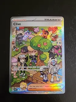 Clive 236/091 - Pokemon TCG Paldean Fates Scarlet & Violet NM 2024 - Image 1