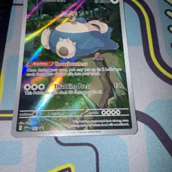 Snorlax 051 NM - Pokemon Sv: Scarlet & Violet: 151 ETB Black Star Promo Card ENG - Image 2