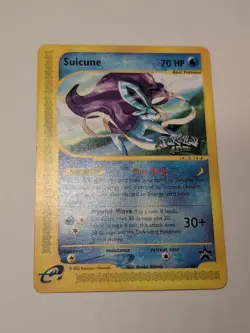 Suicune Promo 53 WOTC Black Star Pokemon Card LP Vintage 2002 - Image 1