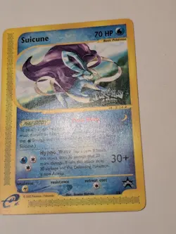 Suicune Promo 53 WOTC Black Star Pokemon Card LP Vintage 2002 - Image 2
