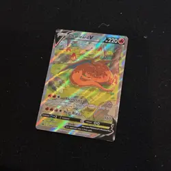 Pokemon Charizard V SWSH260 Full Art Holo Promo 220 HP Sword & Shield Card - Image 1