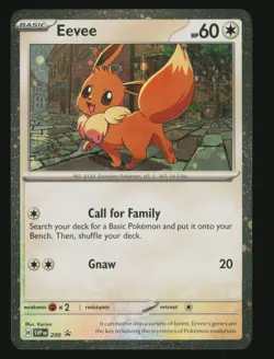 Eevee - 200 (Cosmos Holo) SVP 200 SV: Scarlet & Violet Promo Cards NM - Image 1