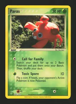 Paras 004/034 Trading Card Game Classic NM - Image 1