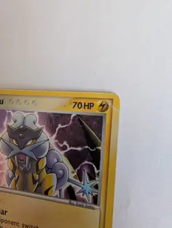 Pokemon Card Raikou 3/17 POP Series 2 Rare Holo Swirl - Image 4