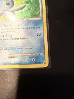 Pokemon TCG Manaphy Holo Rare Card Diamond & Pearl 9/130 Foil Swirl 2007. LP - Image 5