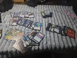 MTG Bulk Card Lot 300 Cards w/ 100 Lands Magic The Gathering Mixed - Image 1