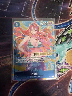 One Piece TCG Nami P-112 Heroines Event Winner Card! Near Mint/ Mint - Image 1