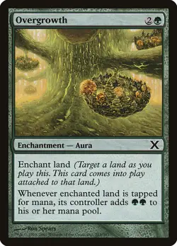 1x Overgrowth NM Eng MTG - Tenth Edition - Image 1