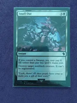 Snuff Out (Surge Foil) #285 (NM) Final Fantasy FIC Magic MTG - Image 1