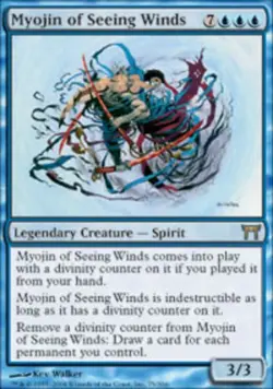 MTG - Myojin of Seeing Winds - Champions of Kamigawa - MP, English Magic FLAT RA - Image 1