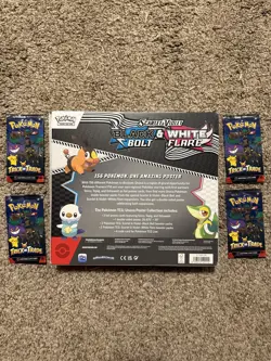 Pokemon Scarlet & Violet Black Bolt White Flare Poster Collection SV10.5 SEALED - Image 2