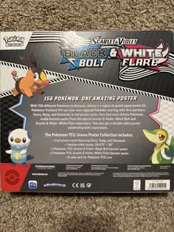 Pokemon Scarlet & Violet Black Bolt White Flare Poster Collection SV10.5 SEALED - Image 5