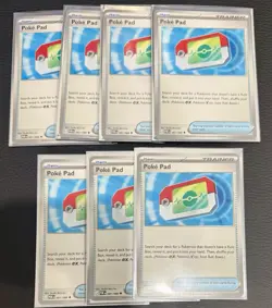 Lot Of 7 Poke Pads 081/088 NM Trainer Perfect Order Pokemon - Image 1