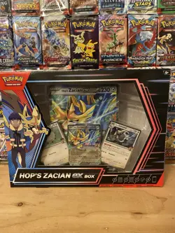 Pokemon TCG Hop's Zacian EX Box OPEN BOX - Image 1