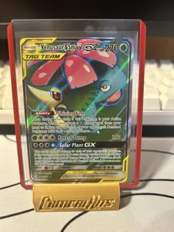 Pokemon Venusaur & Snivy GX TAG TEAM Full Art Holo Ultra Rare 210/236 - LP - Image 1