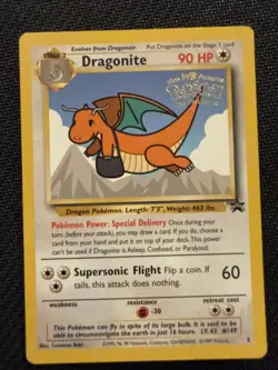 Pokemon TCG Dragonite 5 Promo Wizards Black Star Promos LP - Image 1