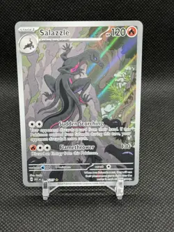 🔥 Pokemon Salazzle Illustration Rare ME: Ascended Heroes 224/217 NM - perfect! - Image 1