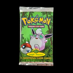 Pokemon Jungle First Edition Booster Pack 1999 - Image 1