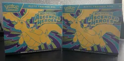 2X Pokemon Ascended Heroes Elite Trainer Boxes ETBs Factory Sealed - Image 1