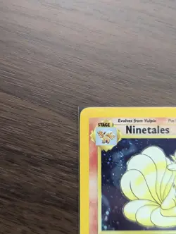 Pokemon TCG NINETAILS English BASE Set 2 HOLO RARE - NM CONDITION - Image 2