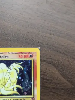 Pokemon TCG NINETAILS English BASE Set 2 HOLO RARE - NM CONDITION - Image 3