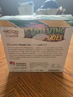 Pokemon TCG Sword & Shield Evolving Skies Booster Box Sealed - Image 3