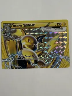 Pokemon Raichu BREAK 50/162 Breakthrough Rare Holo 130HP Grand Bolt 2015 - Image 1