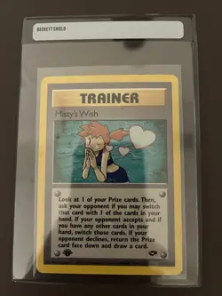 Misty’s Wish 108/132 1st Edition- Gym Challenge Pokemon - Image 3