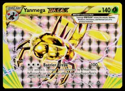 Yanmega BREAK - Holo 8/114 Rare BREAK Pokemon XY - Steam Siege NM - Image 1