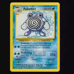 Poliwhirl 38/102 Base Set Unlimited Vintage WOTC Uncommon Pokemon TCG NM - Image 1