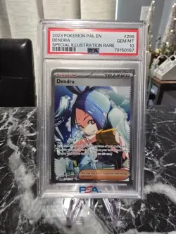 Dendra Trainer 2023 Pokemon Paldea Evolved 266/193 Sir PSA 10 Gem Mint - Image 1