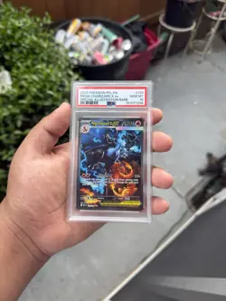 Pokemon 2025 Mega Charizard x Ex 125 PSA 10 Gem Mint - Image 1