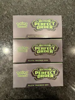 Pokemon Mega Evolution Perfect Order Elite Trainer Box (ETB) [3-Pack] - Image 5