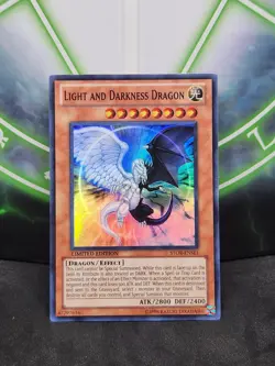 Yugioh Light and Darkness Dragon STOR-ENSE1 Super Rare Limited Edition NM - Image 1
