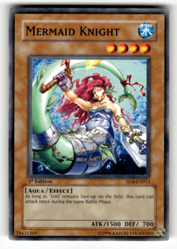 Mermaid Knight SD4-EN011 1st Edition Common Structure Deck: Fury from the Deep L - Image 1