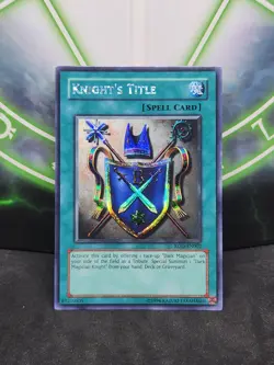 Yugioh Knight's Title ROD-EN002 Prismatic Secret Rare NM - Image 1