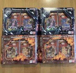 One Piece Illustration Box IB05 + IB06 Vol 5 & 6 - ENG Sealed NEW Lot Of 4 - Image 1