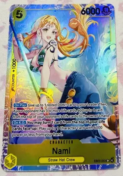 One Piece TCG - Nami EB03-053 - SR English Heroines Edition NM - Image 1