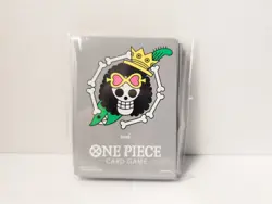 ONE PIECE TCG Premium Matte Sleeves Vol.4 Brook Jolley Roger Standard Size 70ct - Image 1