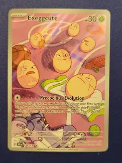 Pokemon TCG Exeggcute 192/191 Sv08: Surging Sparks Holo Illustration Rare NM - Image 1