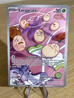 Pokemon Exeggcute TCG Illustration Rare Card Surging Sparks 192/191 - Image 2