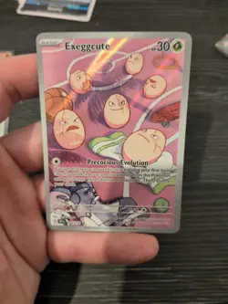 Pokemon Exeggcute TCG Illustration Rare Card Surging Sparks 192/191 NM Condition - Image 1