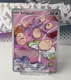 🥚 Exeggcute Illustration Rare IR SV08: Surging Sparks 192/191 NM TCG Pokemon - Image 1