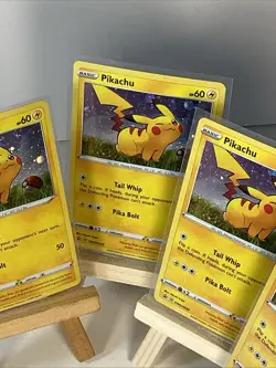 Pikachu Promo SWSH: Sword & Shield Promo Cards SWSH039 Lot of 4 - Image 3