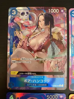 One Piece CCG Japanese Card Lot (4) Boa Hancock ST03-013 Vinsmoke Reiju Vivi ALT - Image 2