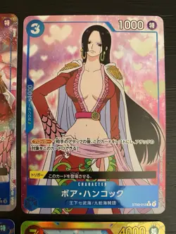 One Piece CCG Japanese Card Lot (4) Boa Hancock ST03-013 Vinsmoke Reiju Vivi ALT - Image 3